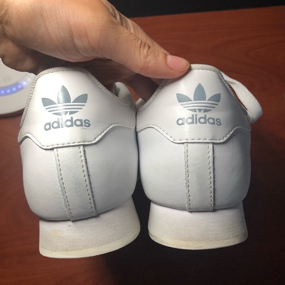 adidas | Women’s All White Leather Samoa - Picture 3 of 7